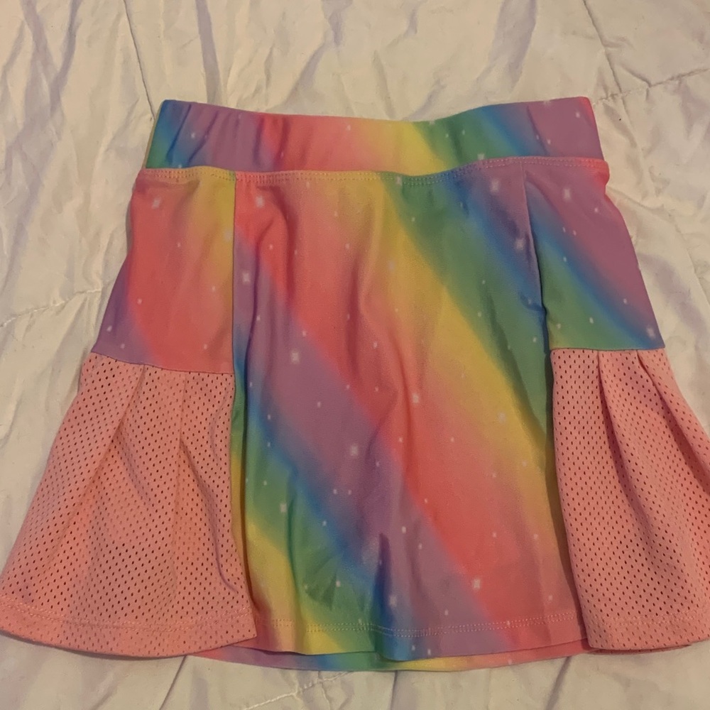 Colorful Rainbow Kids Skirt